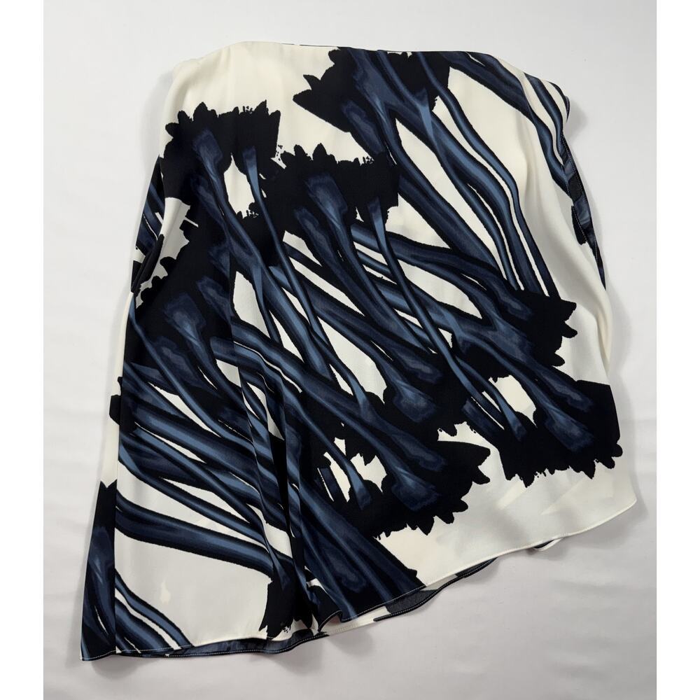 NWT Halston Heritage set of Strapless Top & pencil skirt white and  blue - Picture 10 of 16
